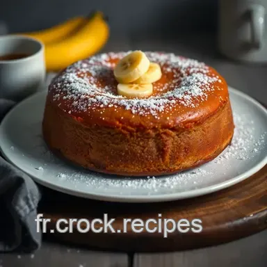 G&acirc;teau Banane Classique: Un D&eacute;lice Moelleux et Parfum&eacute; &agrave; Partager Fiche recette