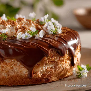 G&acirc;teau Bounty Lultime Recette Moelleuse CocoChocolat et Ganache Fiche recette