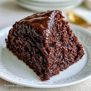 G&acirc;teau Chocolat Courgette au Sucre Coco
