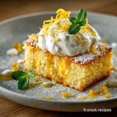 G&acirc;teau Ultra L&eacute;ger au Citron et Ricotta Moelleux garanti sans beurre