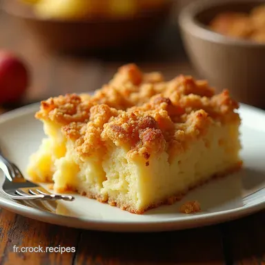 G&acirc;teau Crumble aux Pommes Facile La Recette de GrandM&egrave;re Fiche recette