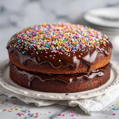 G&acirc;teau d'anniversaire facile &agrave; faire maison pour 10 personnes Fiche recette