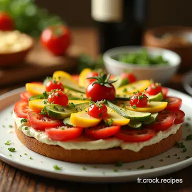 G&acirc;teau de Crudit&eacute;s Ultra Frais LAp&eacute;ro qui &Eacute;pate Fiche recette