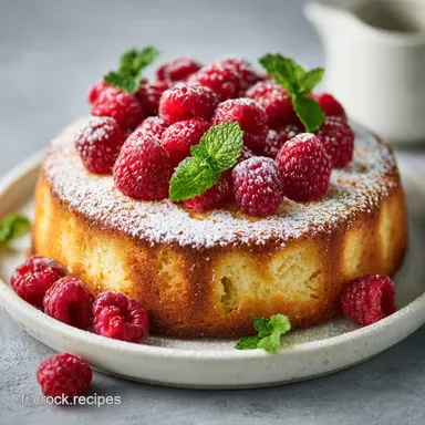 G&acirc;teau aux Framboises Moelleux pour 8 Fiche recette