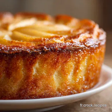 G&acirc;teau l&eacute;ger aux pommes Moelleux sans beurre et facile &agrave; faire