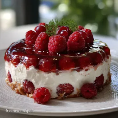 G&acirc;teau Nuage Framboise : Mousse L&eacute;g&egrave;re et Fruit&eacute;e Fiche recette