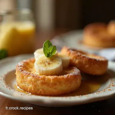 Gaufre &agrave; la Banane Healthy Recette Flocons dAvoine Moelleux Fiche recette