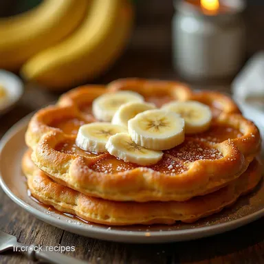 La Gaufre Banane Sans Beurre Croustillante et Moelleuse Recette Facile Fiche recette