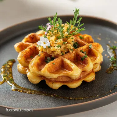Gaufres aux Pommes de Terre : Recette Croustillante au Comt&eacute;