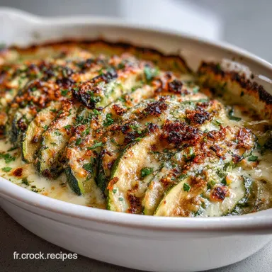 Gratin de Courgettes au Four Facile en 30 Minutes Fiche recette