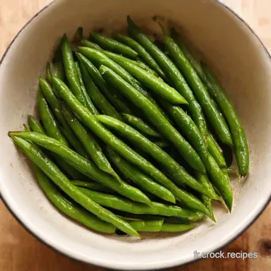 Haricots Verts Cuisson Facile Ma Recette au Beurre Aill&eacute; Fiche recette