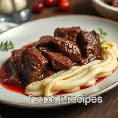 Joues de Boeuf au Vin Rouge: Le Plat R&eacute;confortant Ultime!