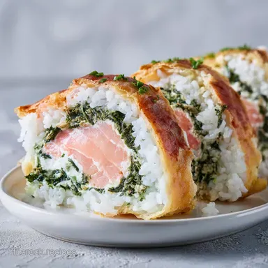 Koulibiac De Saumon pour 6 Personnes