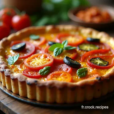 Tarte aux L&eacute;gumes Recettes Ma Proven&ccedil;ale de Luxe Fiche recette