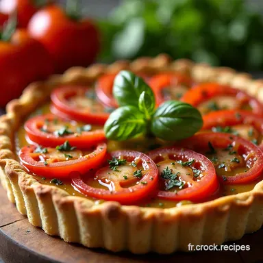 Tarte Fine Tomates Moutarde La Recette Facile et Rustique Fiche recette
