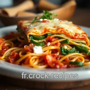 Lasagne au &Eacute;pinard et Ch&egrave;vre : Un D&icirc;ner V&eacute;g&eacute;tarien R&eacute;confortant Fiche recette