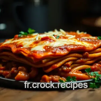 Lasagnes &agrave; la Bolognaise : Le Classique R&eacute;confortant !