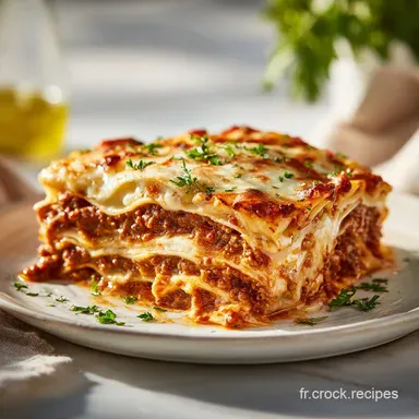 Lasagnes Maison: Cuisson 1h20 au Four