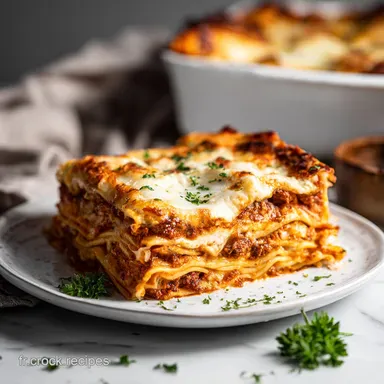 Lasagnes Maison pour 6 Personnes : Recette Traditionnelle au Four