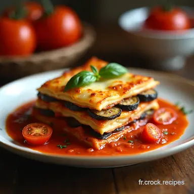 Lasagnes Tomates Aubergines La Recette Soleil de Mamie Fiche recette