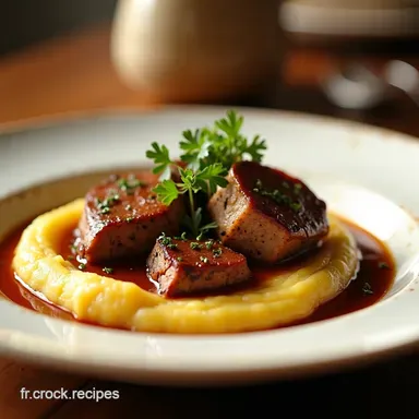 Veau Mijot&eacute; Maison La Pur&eacute;e Parfaite &agrave; lAil Confit Fiche recette