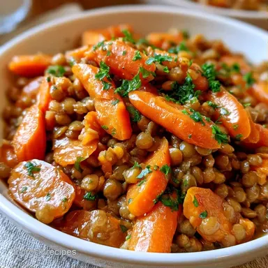 Lentilles Aux Carottes en 35 Minutes Fiche recette