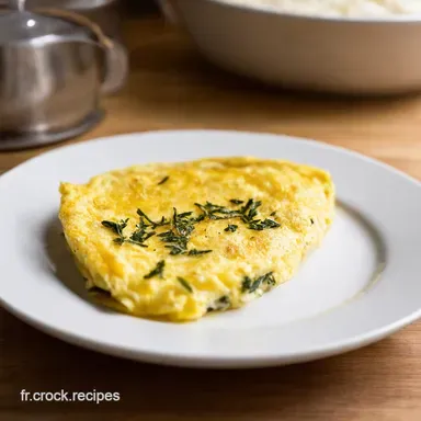 Omelette aux Fines Herbes Facile Un D&eacute;lice Parisien Fiche recette