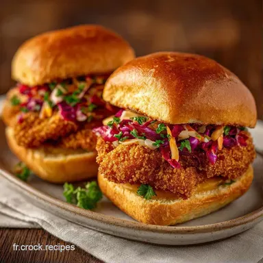 Mini Burger Poulet: Croustillant Fiche recette