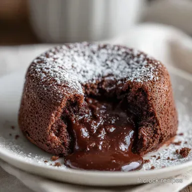 Moelleux au Chocolat en 25 Minutes avec C&oelig;ur Fondant Fiche recette