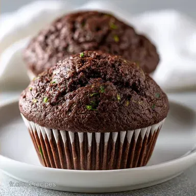 Muffin Chocolat Courgette en 40 Minutes