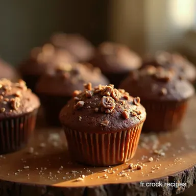 Muffins au Chocolat Fromage Frais C&oelig;ur Fondant Garanti Fiche recette