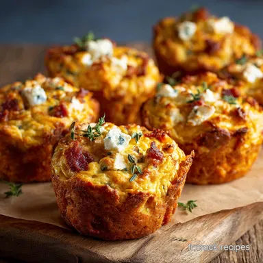 Muffins aux carottes bacon et feta Moelleux et faciles pour votre brunch Fiche recette