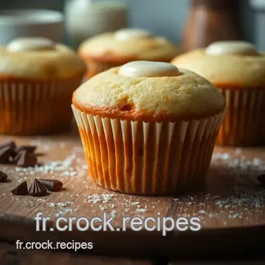 Muffins Vanille Coeur Chocolat Blanc: Le Go&ucirc;ter Parfait! Fiche recette