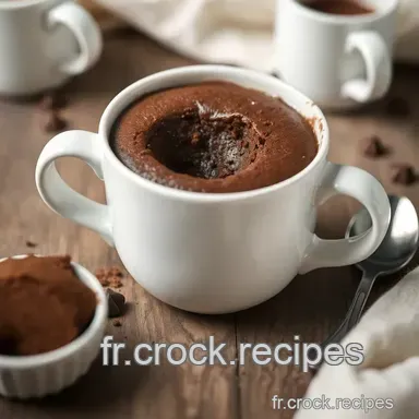 Mug Cake au Chocolat : Le Dessert Rapide Parfait en 2 Minutes ! Fiche recette