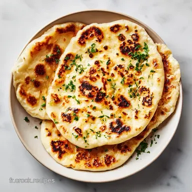Naan Fromage Recette Indienne pour 6 Portions Fiche recette