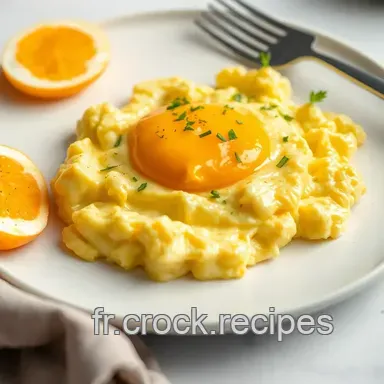 Oeuf Brouill&eacute;: French Silky Scrambled Eggs - My Secret! Fiche recette