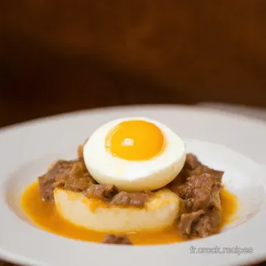 Recette aux oeuf facile Oeufs Poch&eacute;s Bourguignonne Revisit&eacute;s Fiche recette