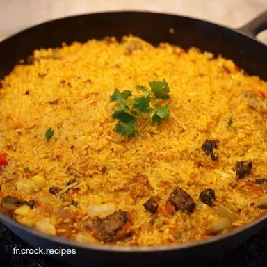 Paella Royale Ma Recette avec Riz pour un Go&ucirc;t de Valence Fiche recette