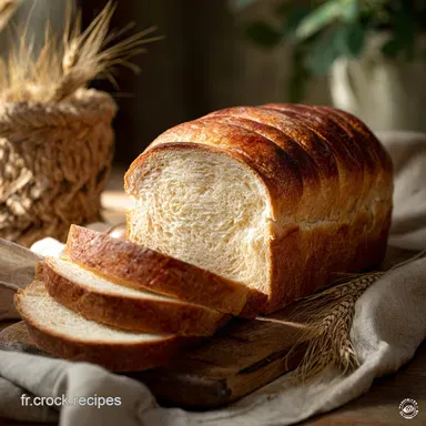 Pain de mie semicomplet Recette maison facile et moelleuse Fiche recette