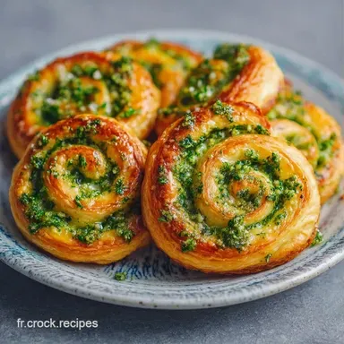 Palmiers Au Pesto: Croustillants Fiche recette
