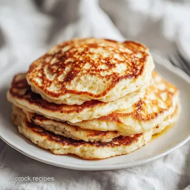 Pancakes au yaourt grec pour 4 personnes : Recette a&eacute;rienne Fiche recette