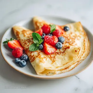 P&acirc;te &agrave; Cr&ecirc;pe Facile : Pr&ecirc;te en 25 Minutes Fiche recette