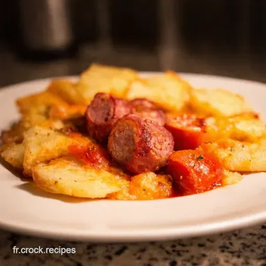 Repas du soir simple P&acirc;tes Saucisse Tomate en 20 min Fiche recette