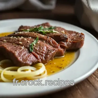 Pav&eacute; de B&oelig;uf &agrave; la Po&ecirc;le : Ma Recette Classique et Savoureuse Fiche recette
