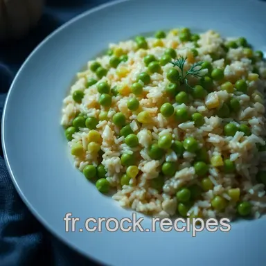 Petits Pois et Riz au Citron de Provence : Mon Plat R&eacute;confortant Pr&eacute;f&eacute;r&eacute; Fiche recette
