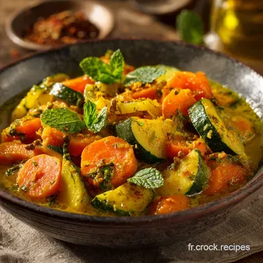 Po&ecirc;l&eacute;e de Carotte et Courgette au Curry Recette Facile Express Fiche recette