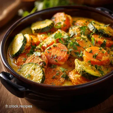 Po&ecirc;l&eacute;e de Carotte et Courgette au Curry Recette Facile Express