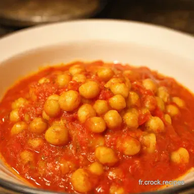 Pois Chiches Sauce Tomate Facile Ma Recette &Eacute;pic&eacute;e Fiche recette