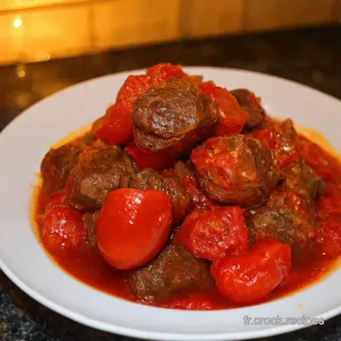 Poivrons Rouges Farcis au B&oelig;uf La Recette Familiale Facile Fiche recette