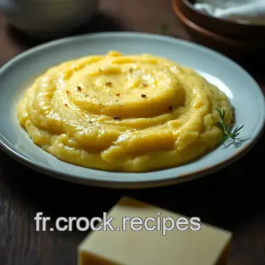 Polenta Cr&eacute;meuse &agrave; la Parmigiana : Un Plat Confortable et Savoureux Fiche recette